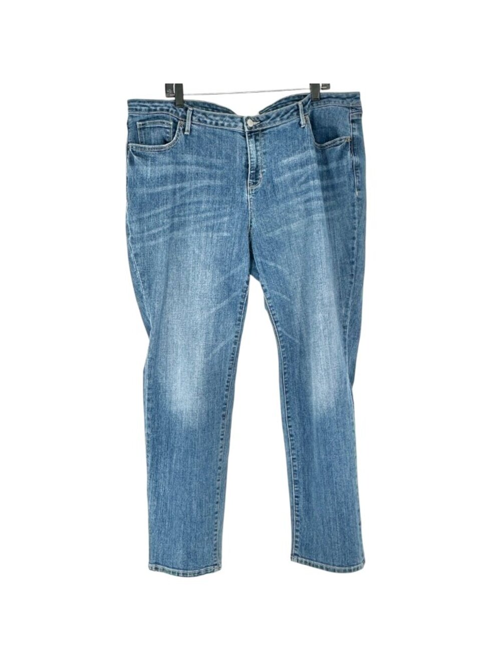 Old Navy Womens Straight Leg Jeans Womens Size 18 Regular Blue Stretch Denim
